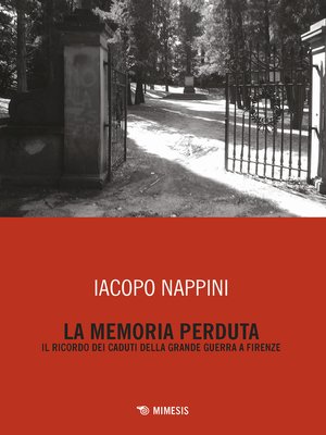 cover image of La memoria perduta